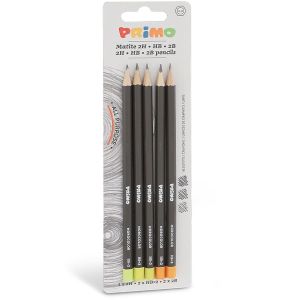 5 Mixed Graphite Pencils