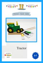 Puddle Day Crafts - Paint your Own - Tractor Kit
