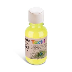 125ml Fluro Textile Paint - Yellow